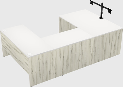 U-shaped desk