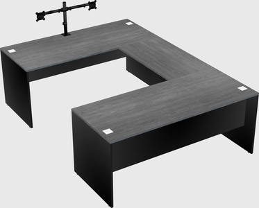 U-shaped desk