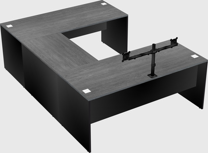 U-shaped desk