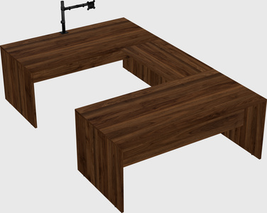 U-shaped desk