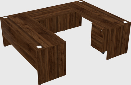 U-shaped desk