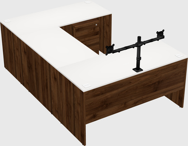 U-shaped desk