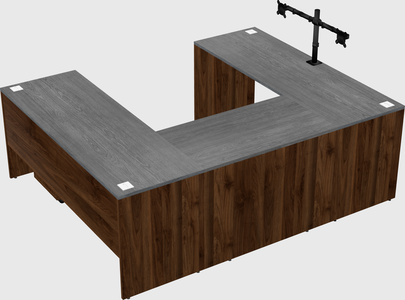 U-shaped desk