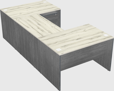 U-shaped desk