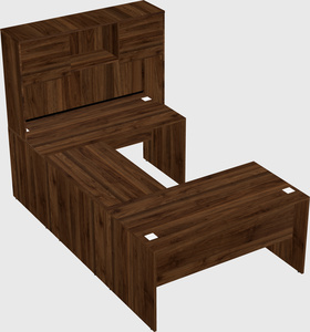 U-shaped desk