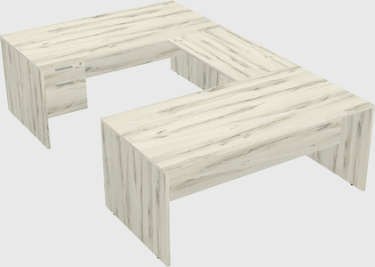 U-shaped desk