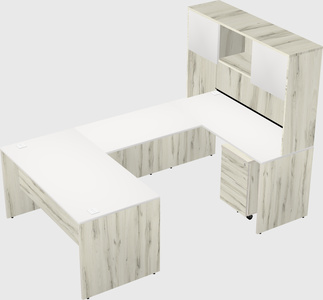 U-shaped desk