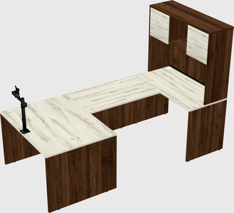 U-shaped desk