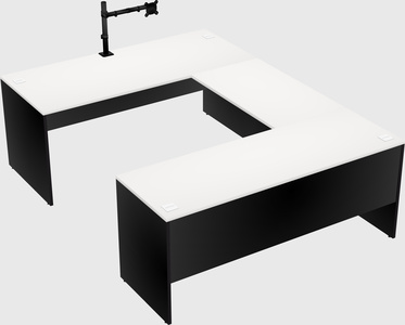 U-shaped desk