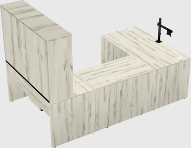 U-shaped desk