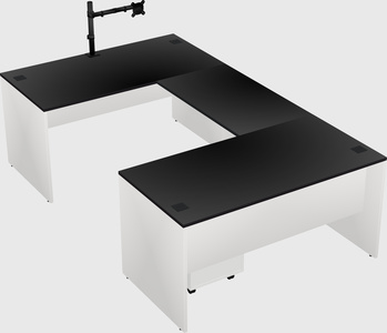 U-shaped desk