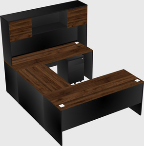 U-shaped desk