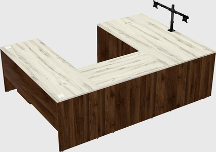 U-shaped desk
