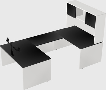 U-shaped desk