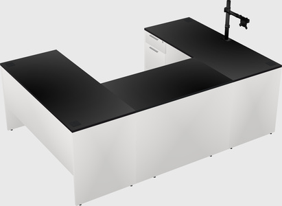 U-shaped desk