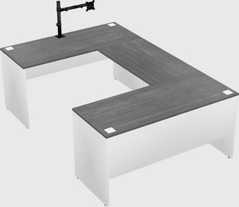U-shaped desk