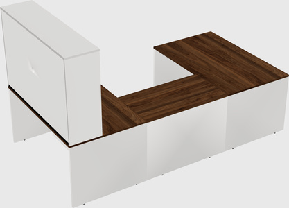 U-shaped desk