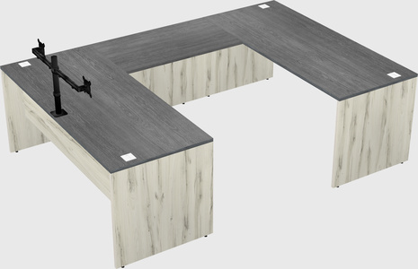 U-shaped desk