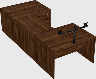 U-shaped desk