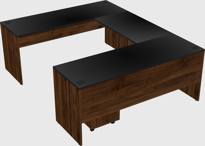 U-shaped desk