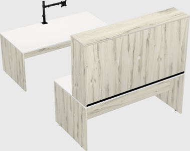 U-shaped desk