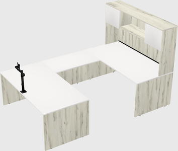 U-shaped desk
