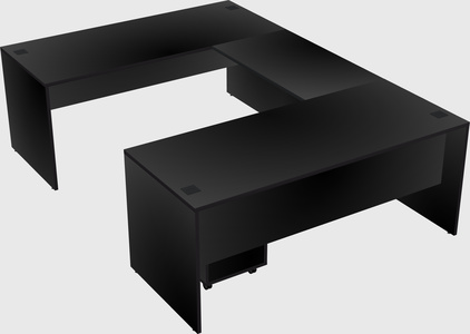 U-shaped desk