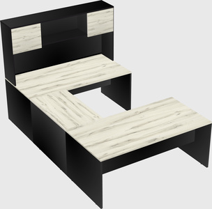 U-shaped desk