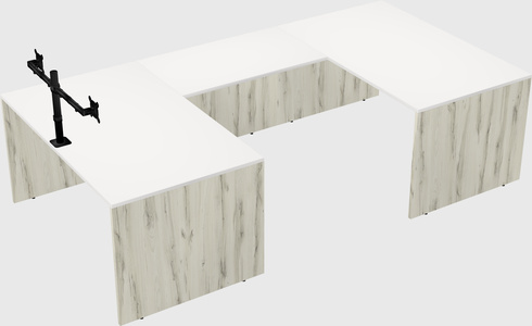 U-shaped desk