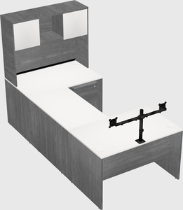 U-shaped desk