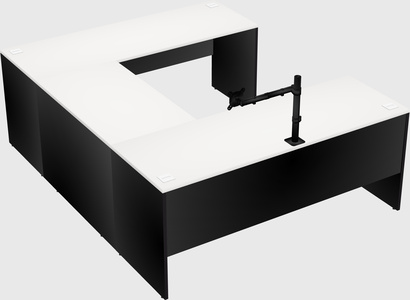 U-shaped desk