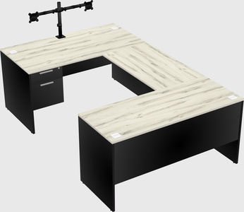 U-shaped desk