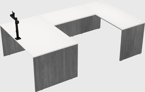 U-shaped desk