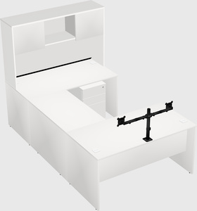 U-shaped desk