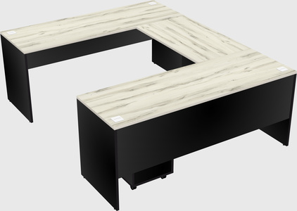 U-shaped desk