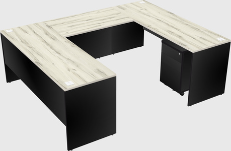 U-shaped desk