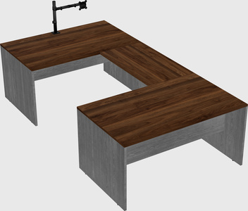 U-shaped desk