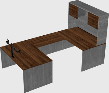 U-shaped desk