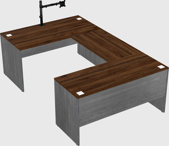 U-shaped desk