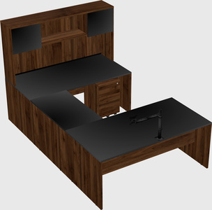 U-shaped desk
