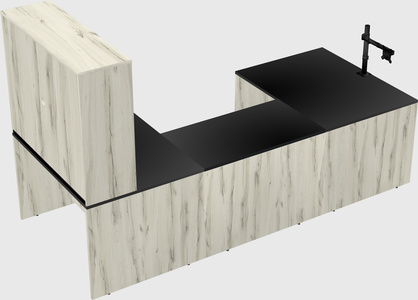 U-shaped desk