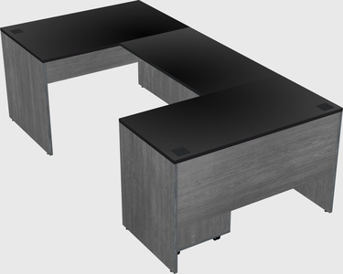 U-shaped desk