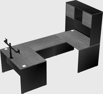 U-shaped desk