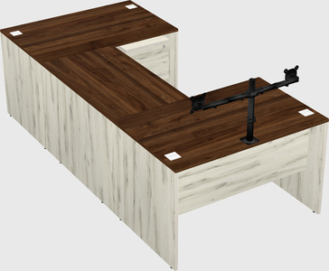 U-shaped desk