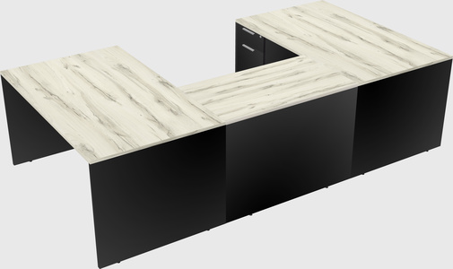 U-shaped desk