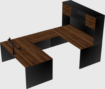 U-shaped desk