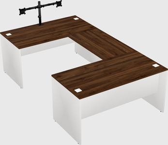 U-shaped desk