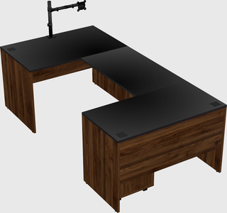U-shaped desk