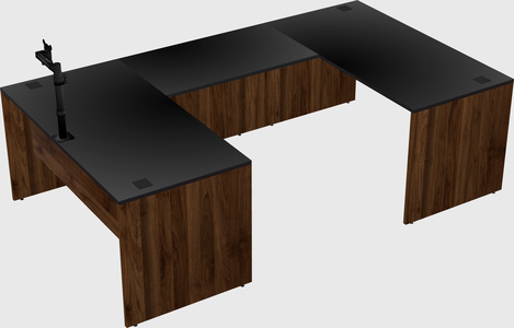U-shaped desk