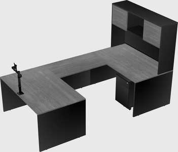 U-shaped desk